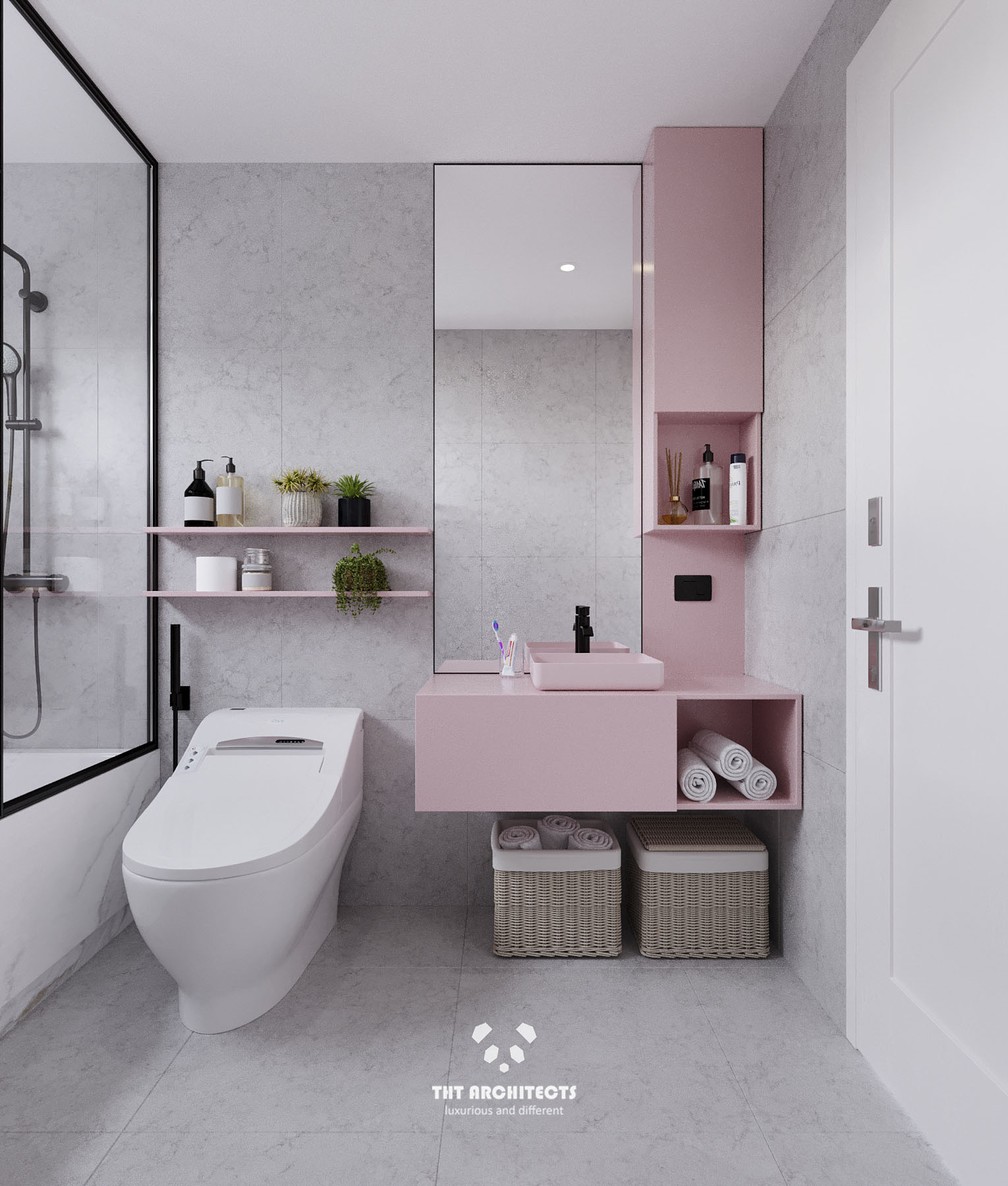 tht architects - Nhà chị Châu Đà Lạt - phòng ngủ con gái 06